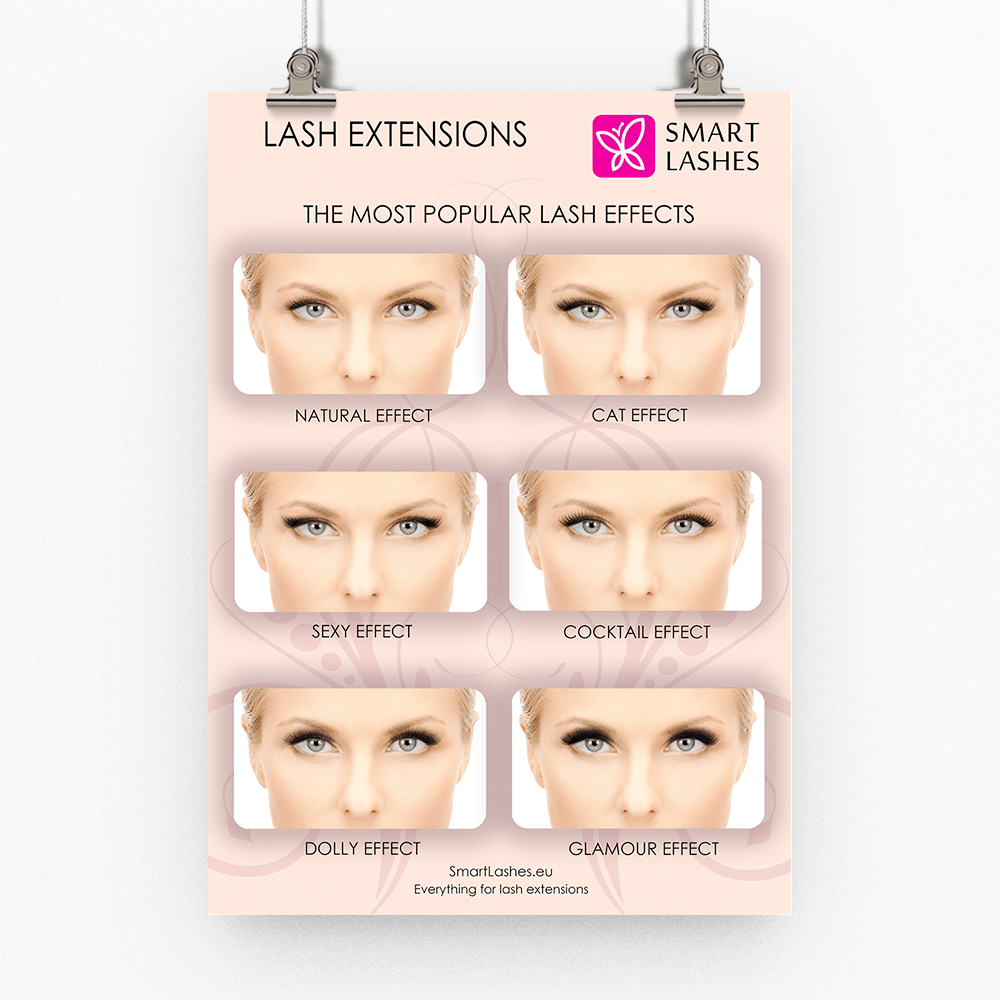 Постер Lash Effects - светлый | Smart Lashes