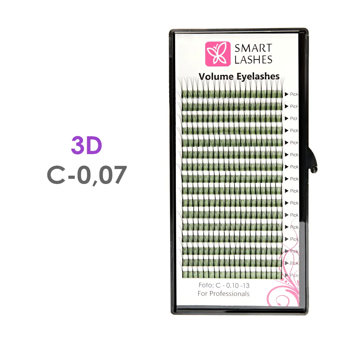 Trsy 3D - C - 0.07 mm | Smart Lashes
