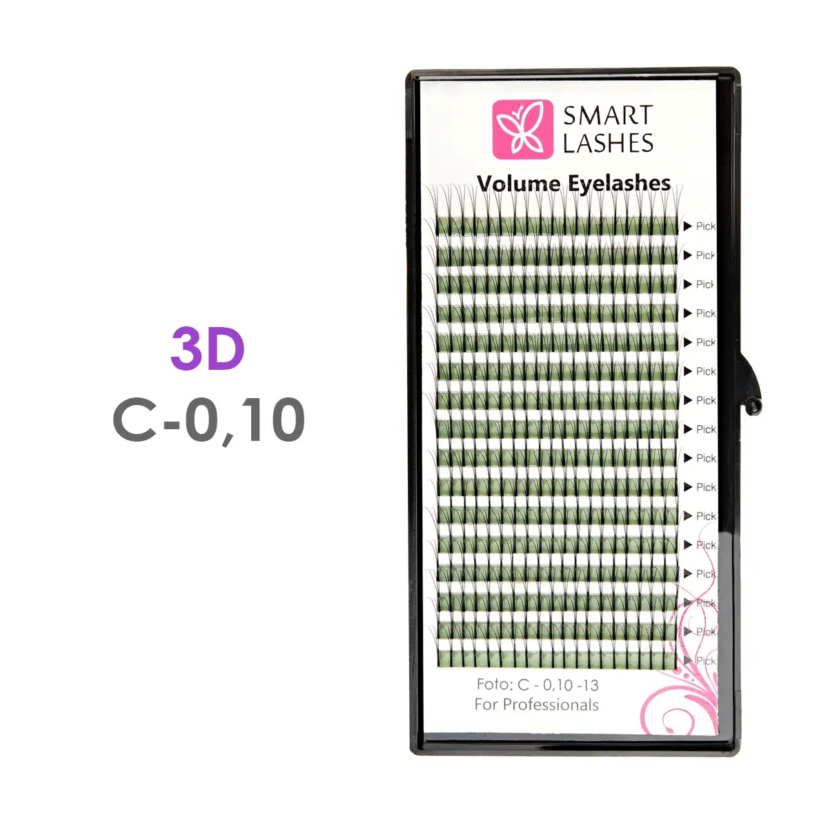 Trsy 3D - C - 0.10 mm | Smart Lashes