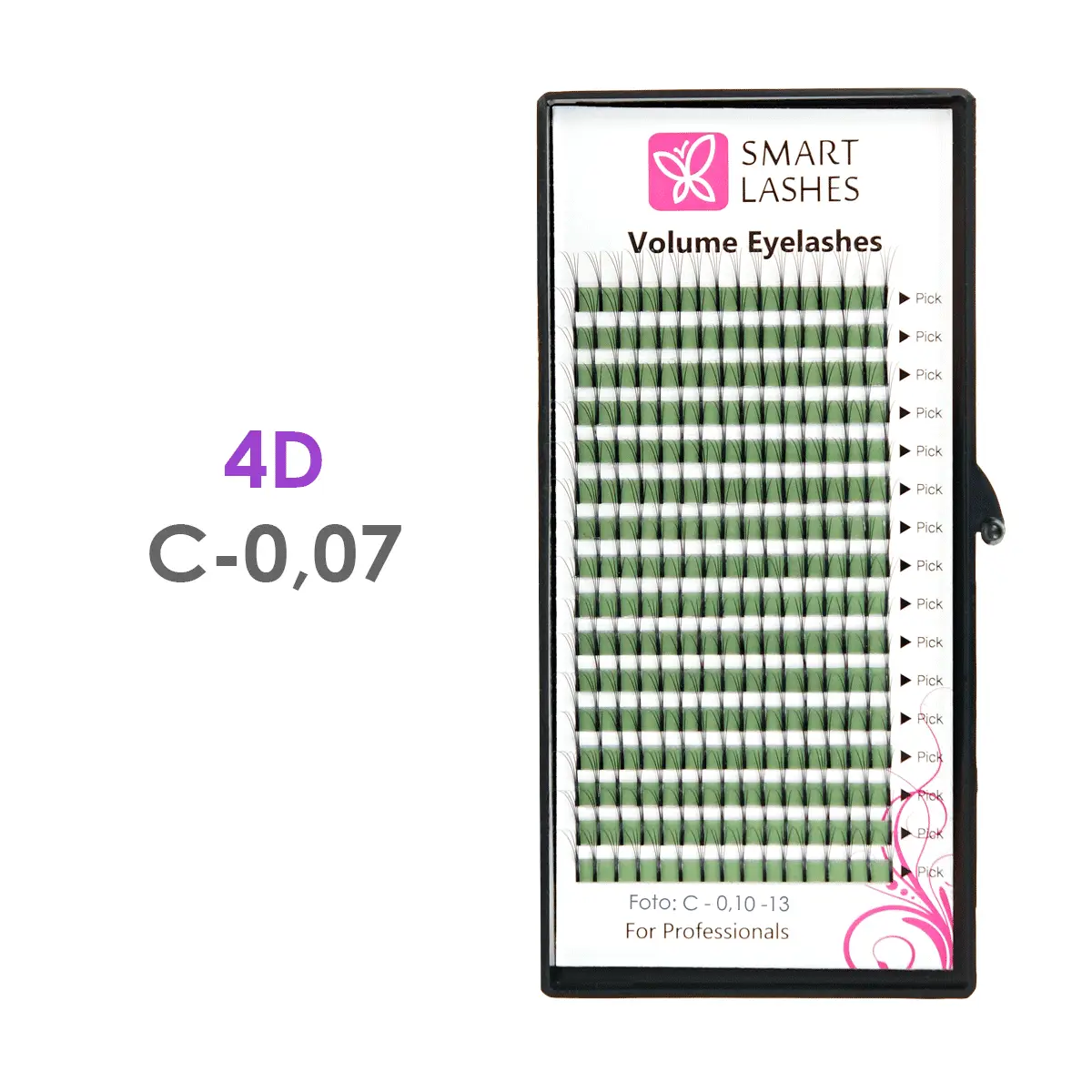 Trsy 4D - C - 0.07 mm | Smart Lashes