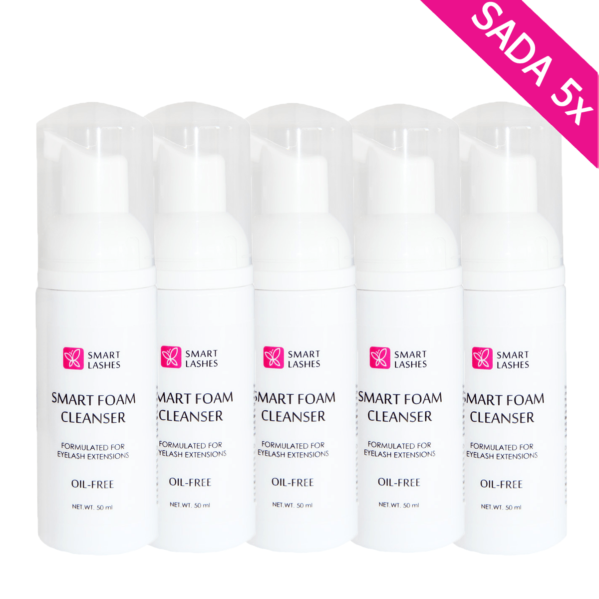 Smart Foam Cleanser - 50 мл - пена для снятия макияжа - 5 шт. | Smart Lashes