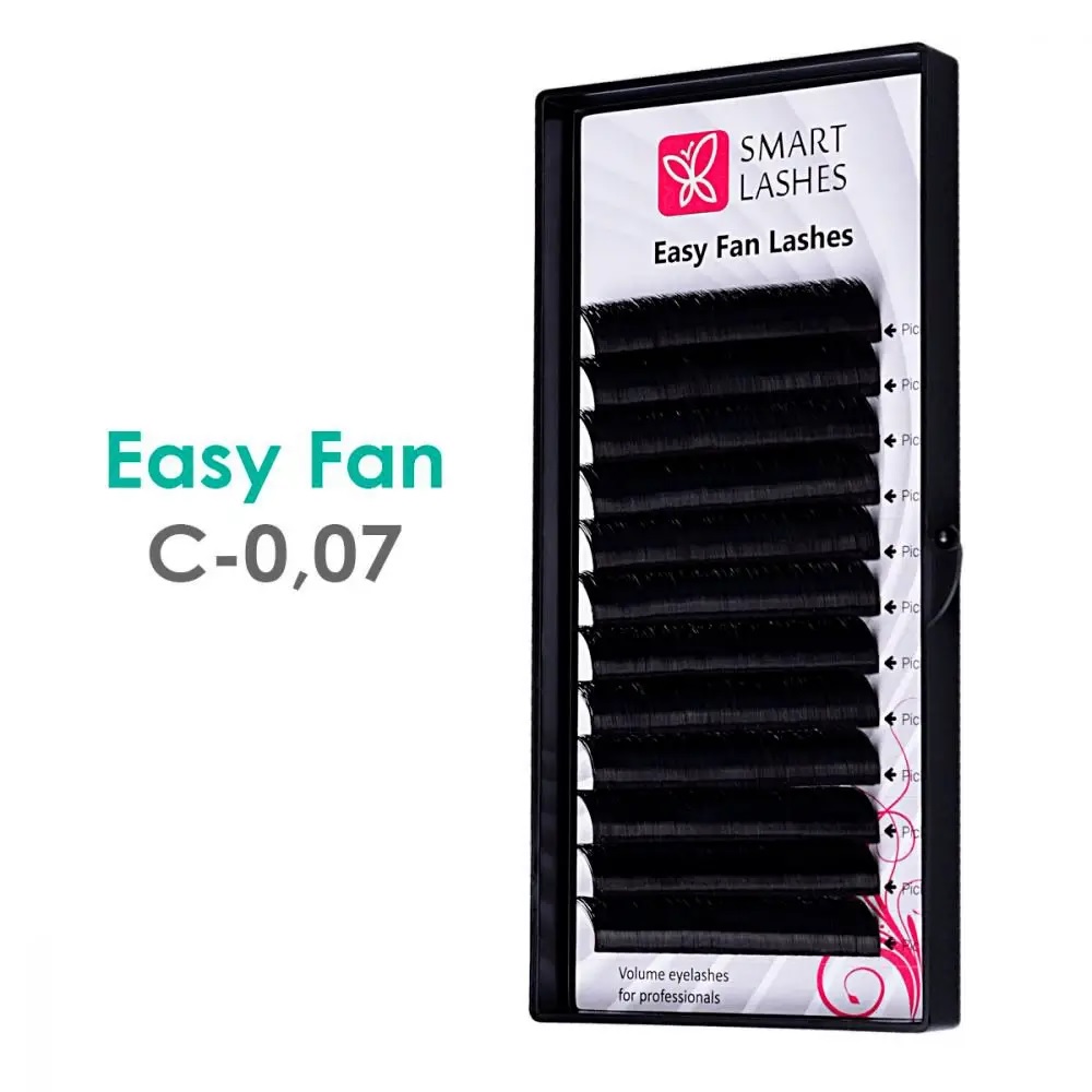 Easy Fan - C - 0.07  | Smart Lashes