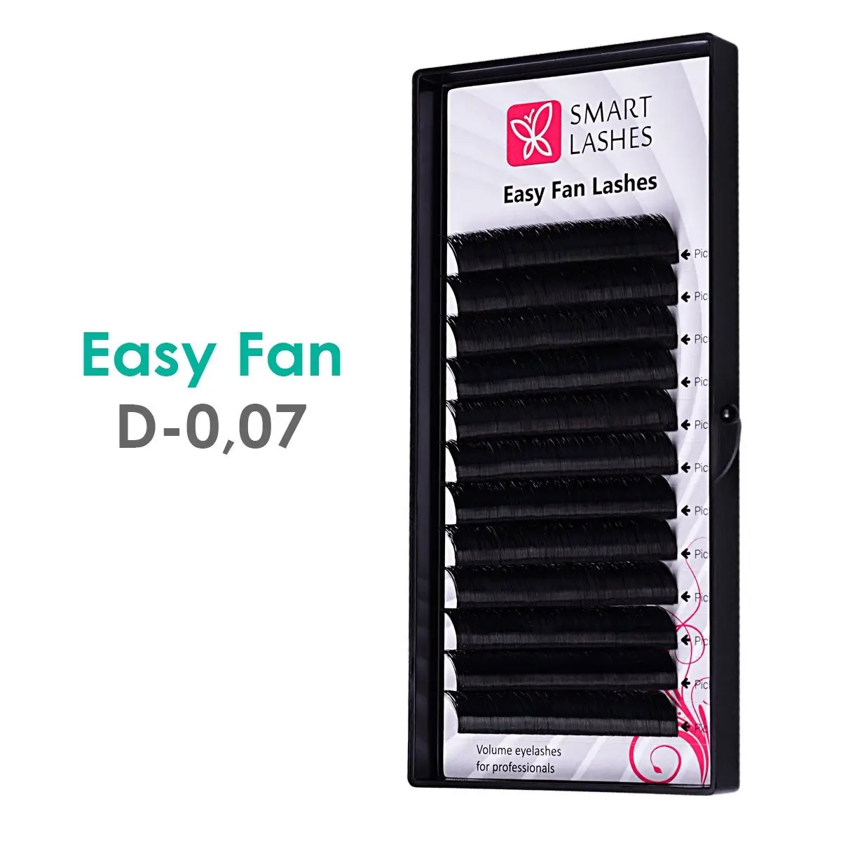Easy Fan - D - 0.07  | Smart Lashes